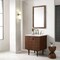James Martin Vanities Amberly 30in Single Vanity, Mid-Century Walnut w/ 3 CM White Zeus Top 670-V30-WLT-3WZ - alternate 7